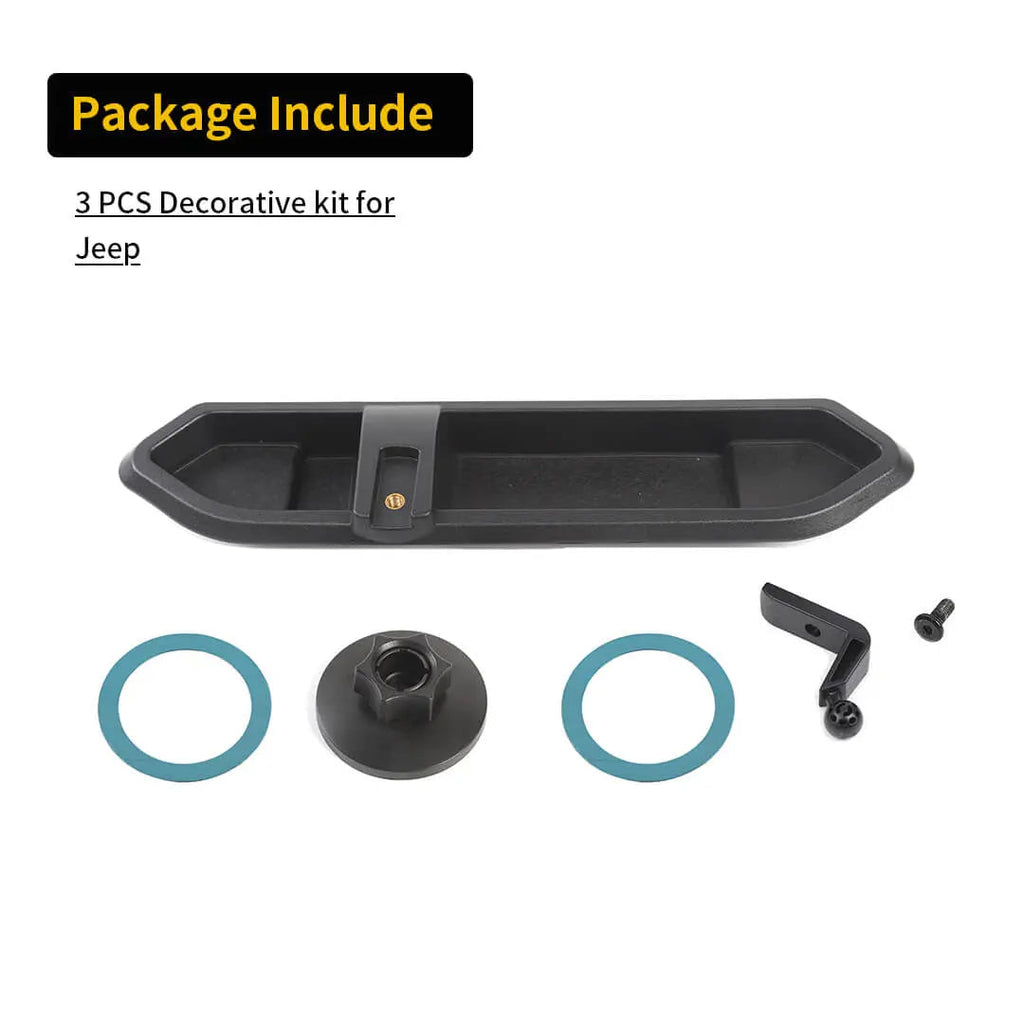 For 2018-2023 Jeep Wrangler JL & Gladiator JT Interior Center Console Magnetic Phone Mount Holder Bracket
