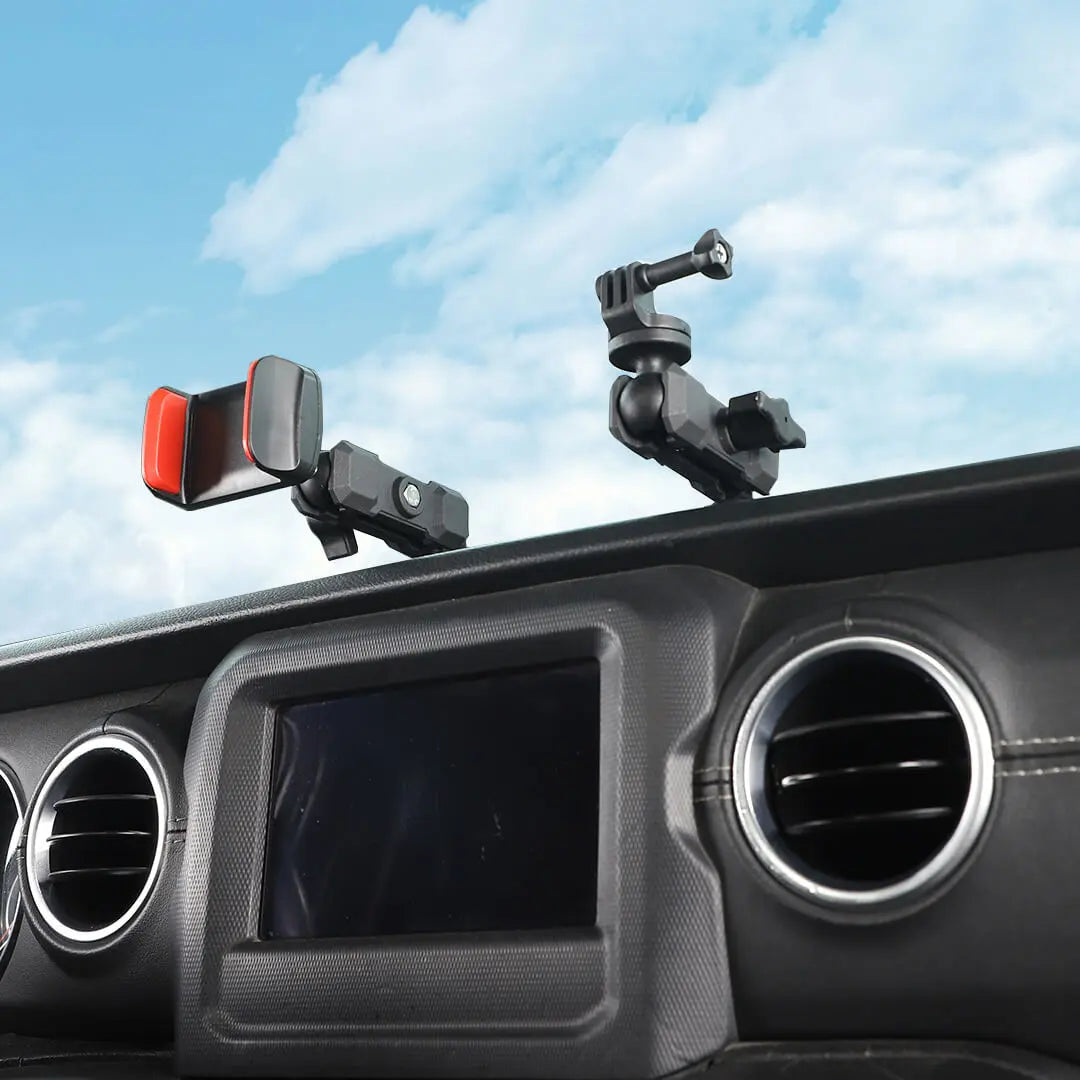 For 2018-2023 Jeep Wrangler JL & Gladiator JT Interior Center Console Mobile Phone Holder GPS Bracket