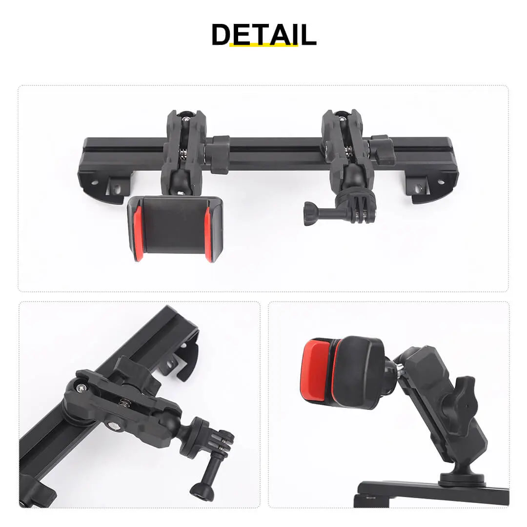 For 2018-2023 Jeep Wrangler JL & Gladiator JT Interior Center Console Mobile Phone Holder GPS Bracket
