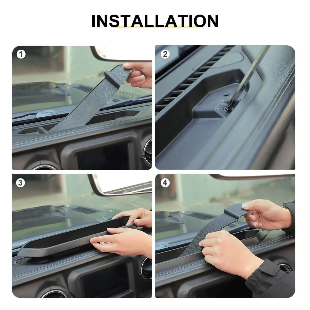 For 2018-2023 Jeep Wrangler JL & Gladiator JT Interior Center Console Storage Box Accessories