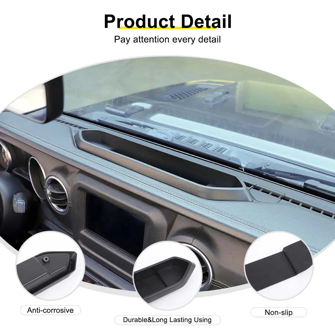 For 2018-2023 Jeep Wrangler JL & Gladiator JT Interior Center Console Storage Box Accessories