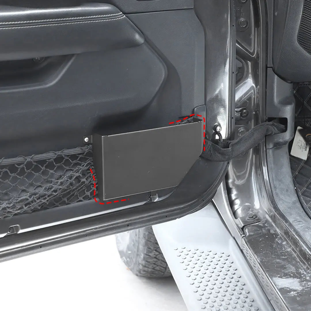 For 2018-2023 Jeep Wrangler JL & Gladiator JT Interior Front Rear Door Mesh Storage Pockets Box