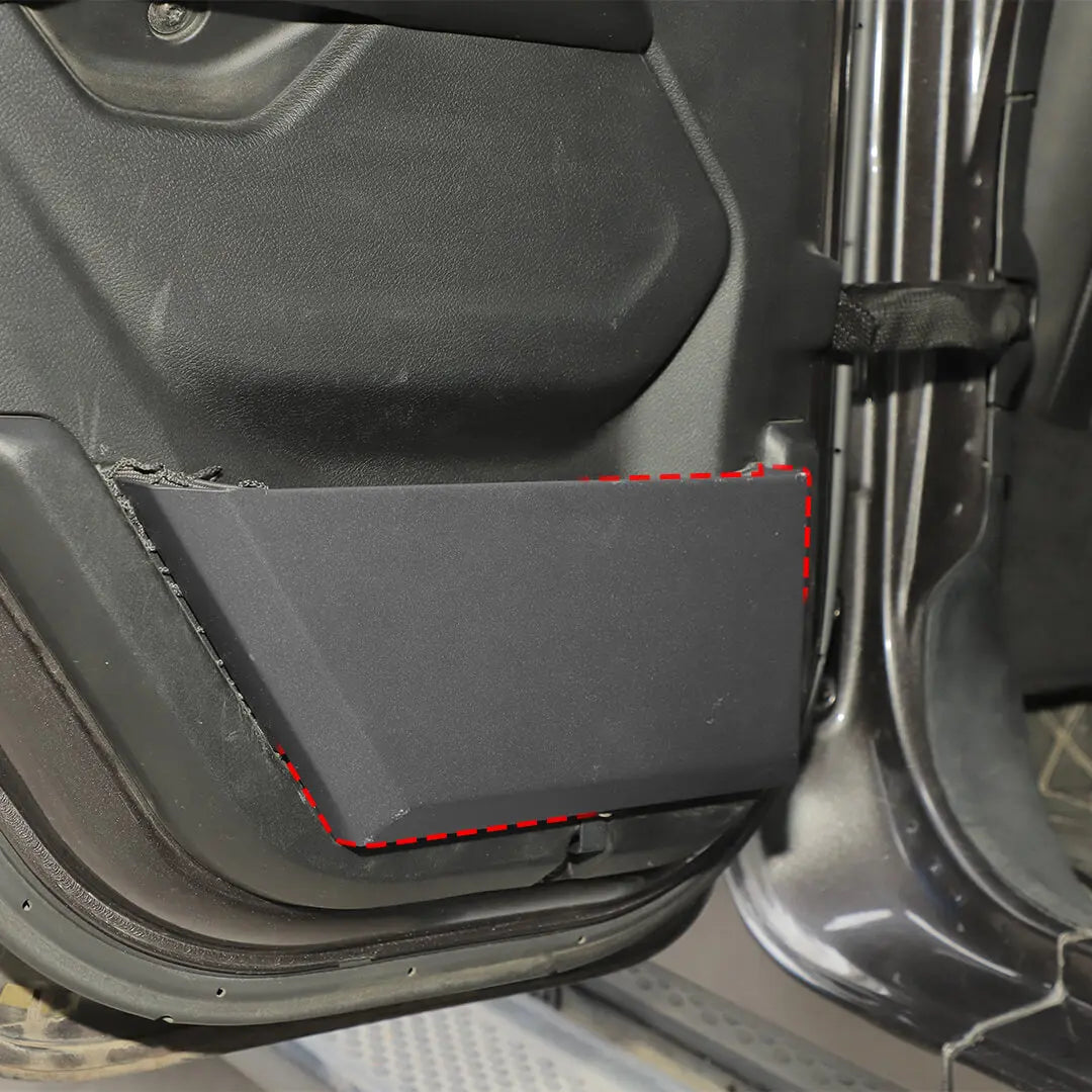 For 2018-2023 Jeep Wrangler JL & Gladiator JT Interior Front Rear Door Mesh Storage Pockets Box