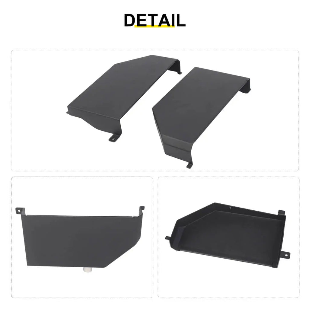 For 2018-2023 Jeep Wrangler JL & Gladiator JT Interior Front Rear Door Mesh Storage Pockets Box