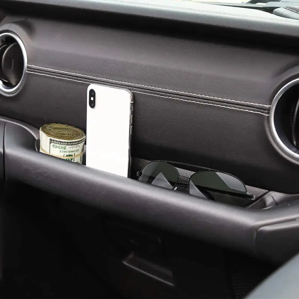 For 2018-2023 Jeep Wrangler JL & Gladiator JT Passenger Co-Pilot Grab Bar Storage Tray Organizer Handle Box