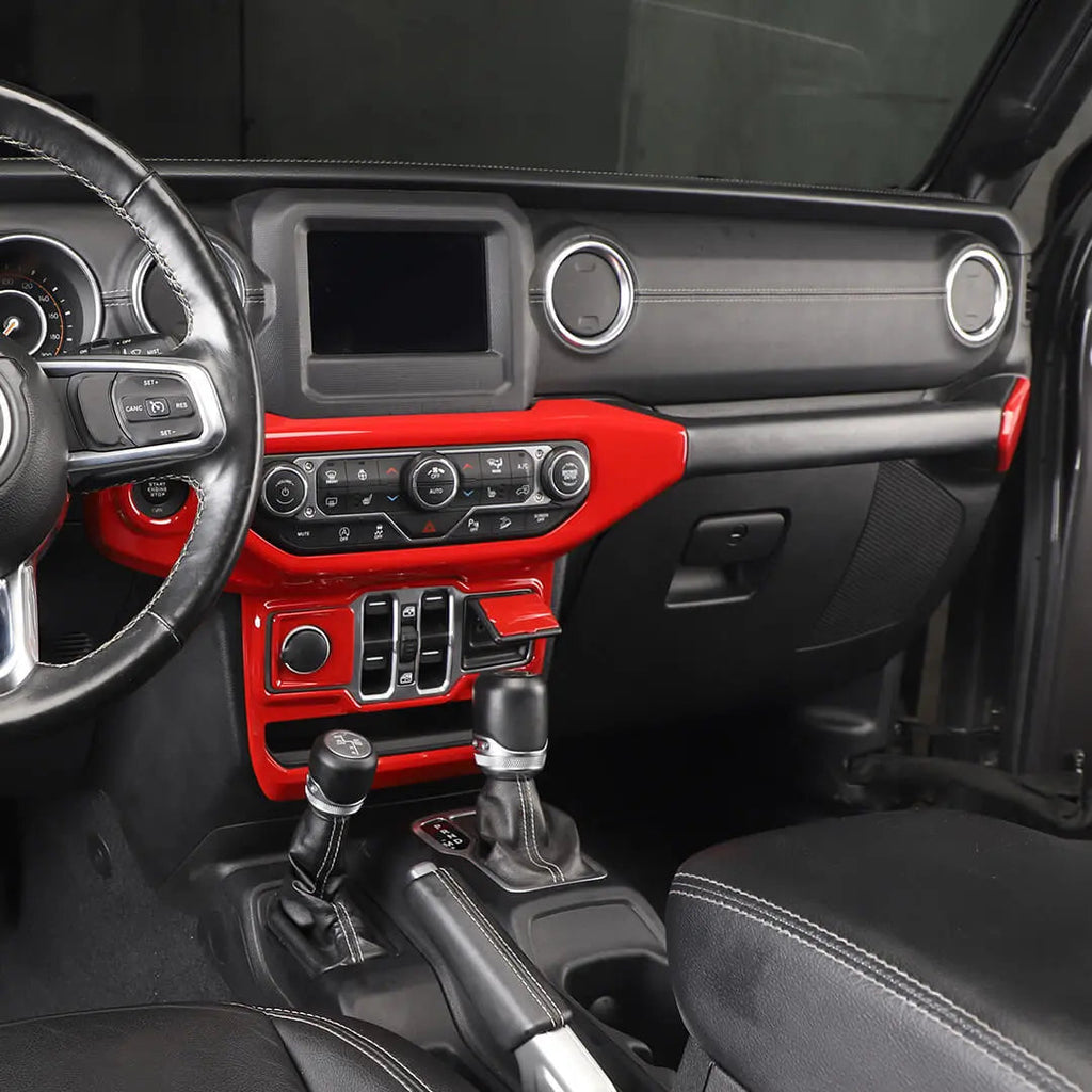 For 2018-2023 Jeep Wrangler JL & Gladiator JT Window Control Air Conditioning Control Panel Trim Cover Kit
