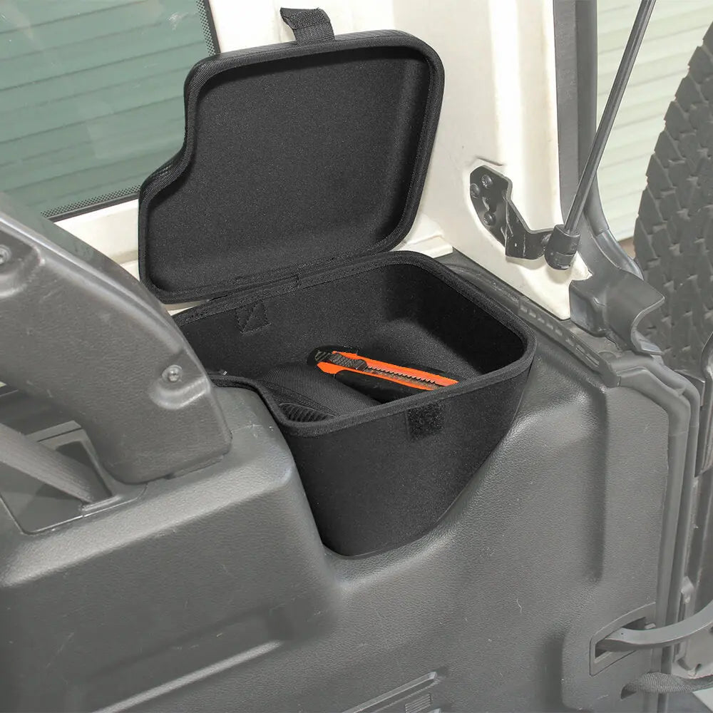 For 2018-2023 Jeep Wrangler JLU 4 Door Rear Trunk Side Storage Bag Pockets Box
