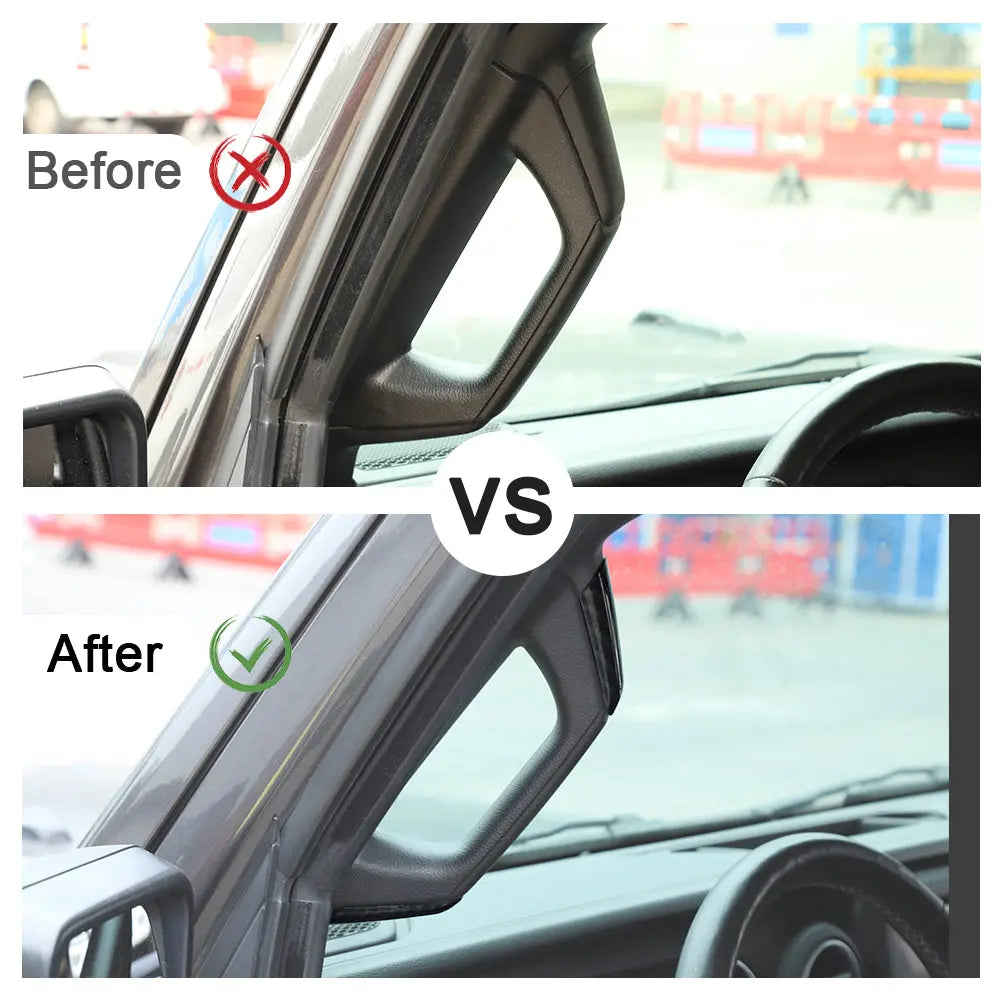 For 2018-2023 Jeep Wrangler JLU & Gladiator JT 4-Door A&B Pillar Grab Handles Accent Trim Cover