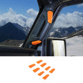 For 2018-2023 Jeep Wrangler JLU & Gladiator JT 4-Door A&B Pillar Grab Handles Accent Trim Cover