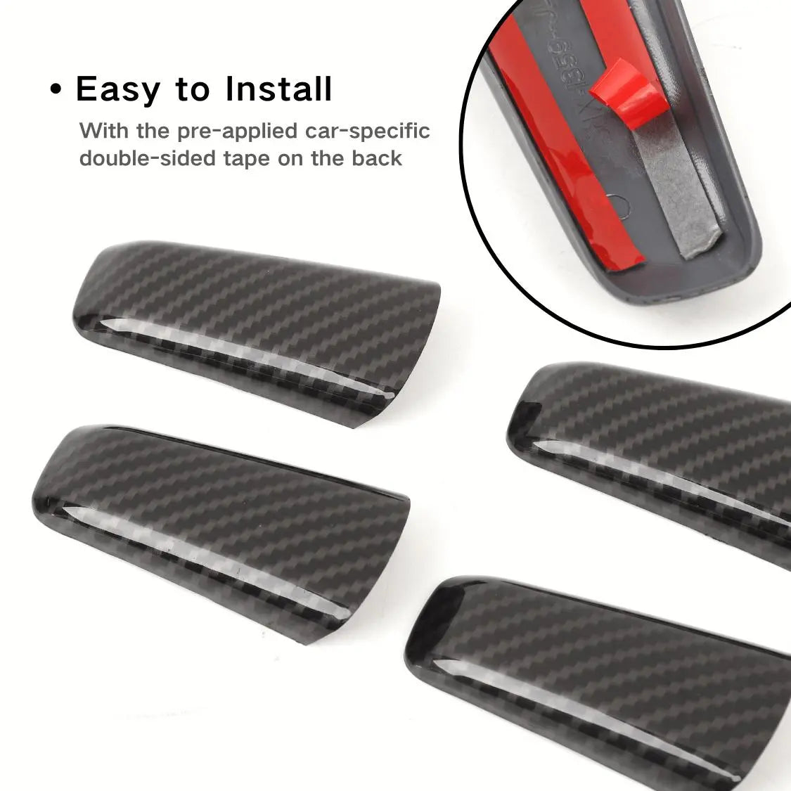 For 2018-2023 Jeep Wrangler JLU & Gladiator JT 4-Door A&B Pillar Grab Handles Accent Trim Cover