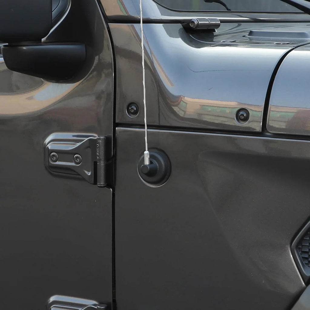 For 2007-2023 Wrangler JL JK Gladiator JT Radio Antenna Base Cover Aerial Trim Decoration ABS