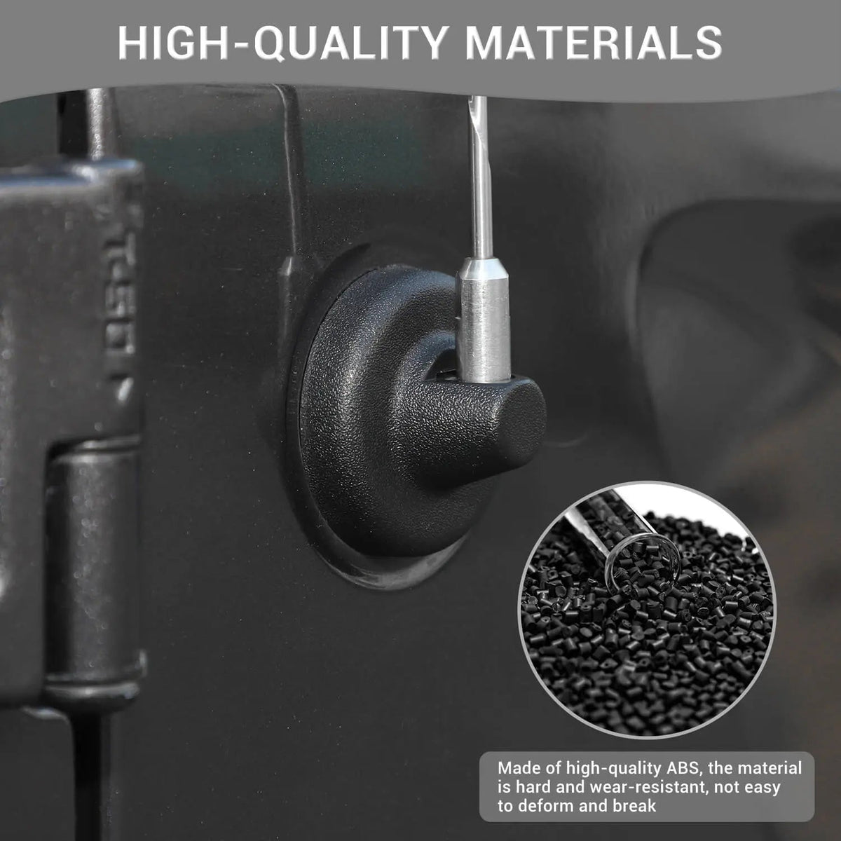 For 2007-2023 Wrangler JL JK Gladiator JT Radio Antenna Base Cover Aerial Trim Decoration ABS