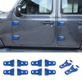 For 2018-2025 Jeep Wrangler JL JLU & Gladiator JT 4Door Door & Engine Hood Hinge Trim Cover Kit