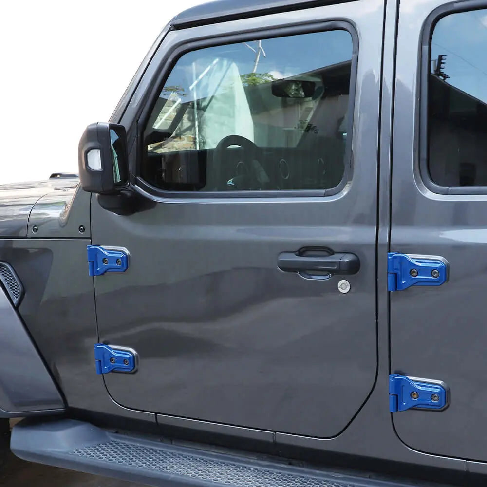 For 2018-2025 Jeep Wrangler JL JLU & Gladiator JT 4Door Door & Engine Hood Hinge Trim Cover Kit