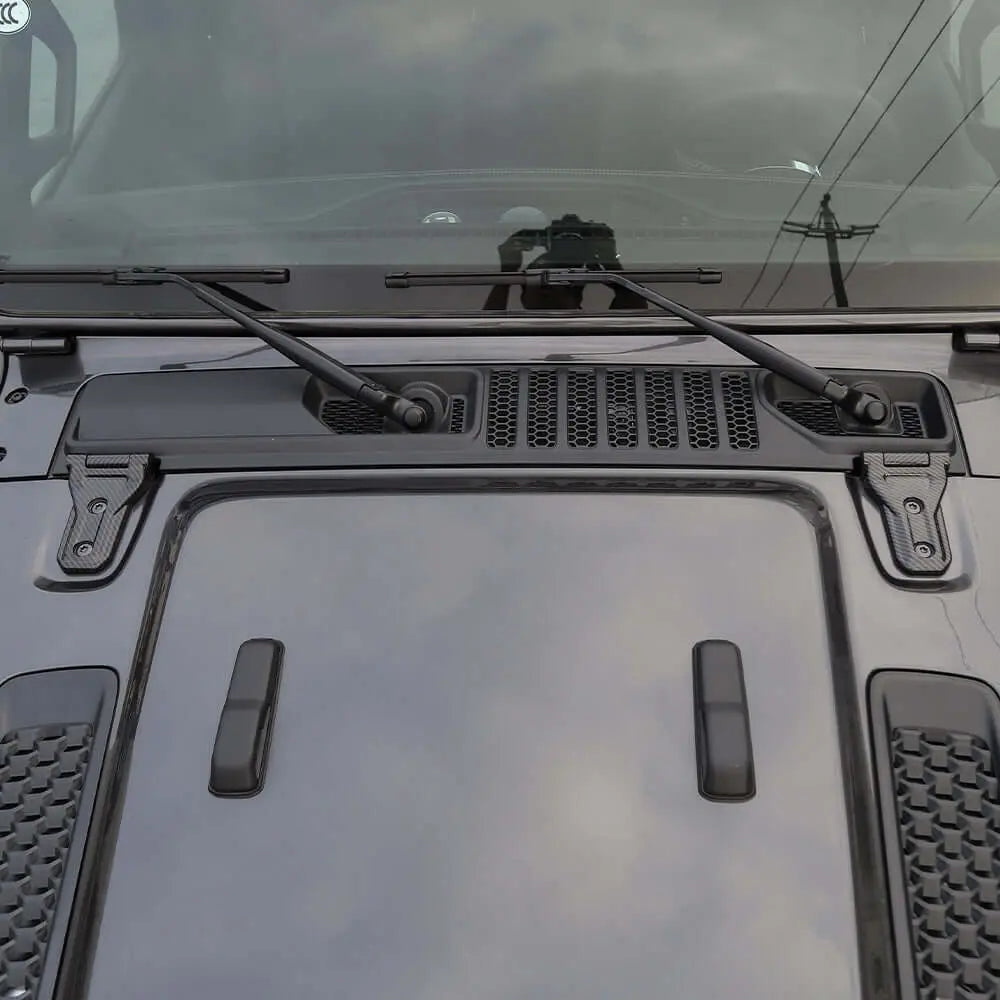For 2018-2025 Jeep Wrangler JLU 4-Door 12 x Side Door+Hood+Spare Tire Hinge Cover Trim Kit