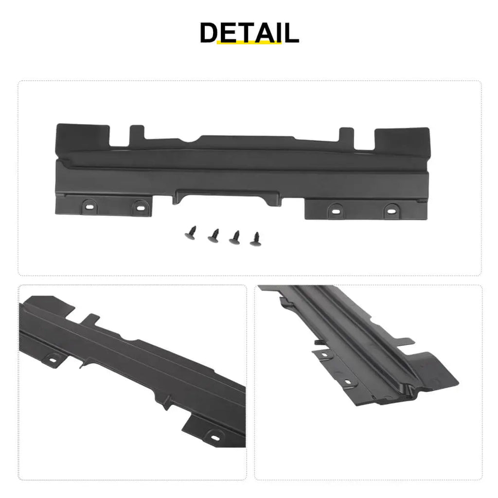 For 2018-2026 Jeep Wrangler JL / Gladiator JT Upper Radiator Cover Plate Durable Engine Bay Trim