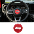 For 2018+ For Jeep Wrangler JL & Gladiator JT Interior Car Console Steering Wheel Center Panel Cover Trim