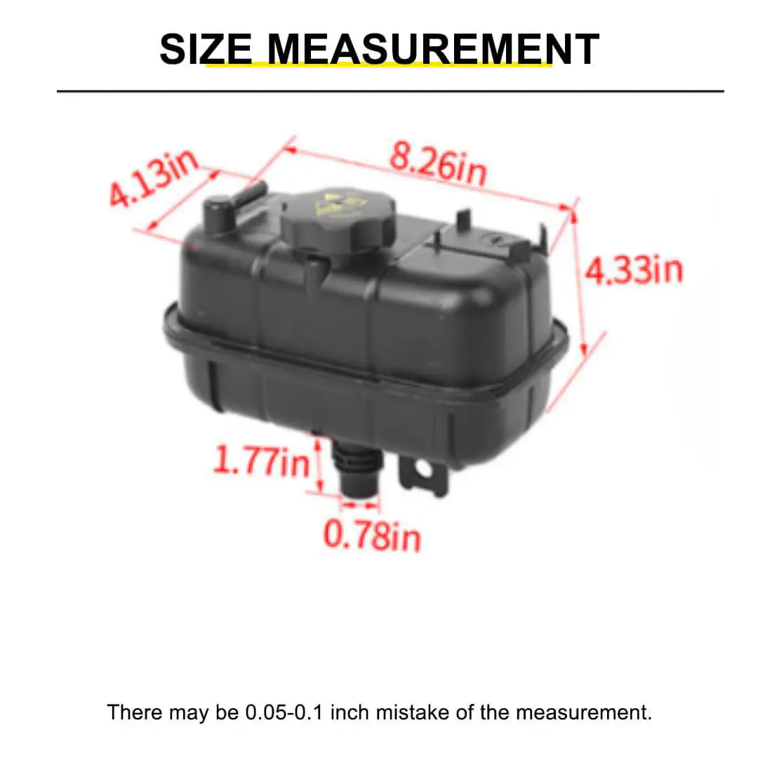 For 2018+ JL Wrangler / Gladiator JT Coolant Reservoir Tank Coolant Overflow Recovery Bottle