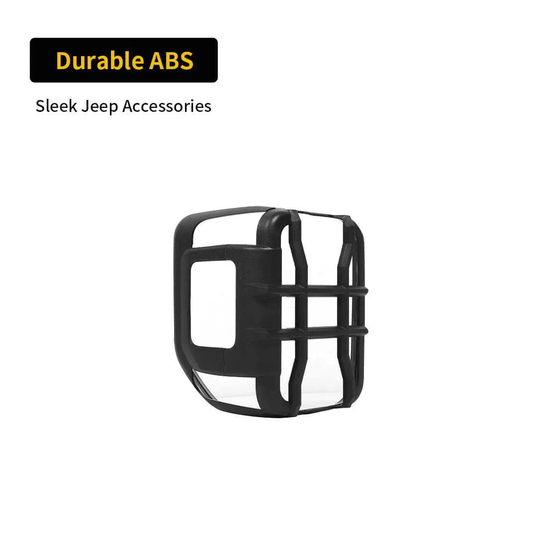 For 2018+ Jeep Gladiator JT Exterior LED Rear Tail Light Guards Cover Trim (4 pcs)