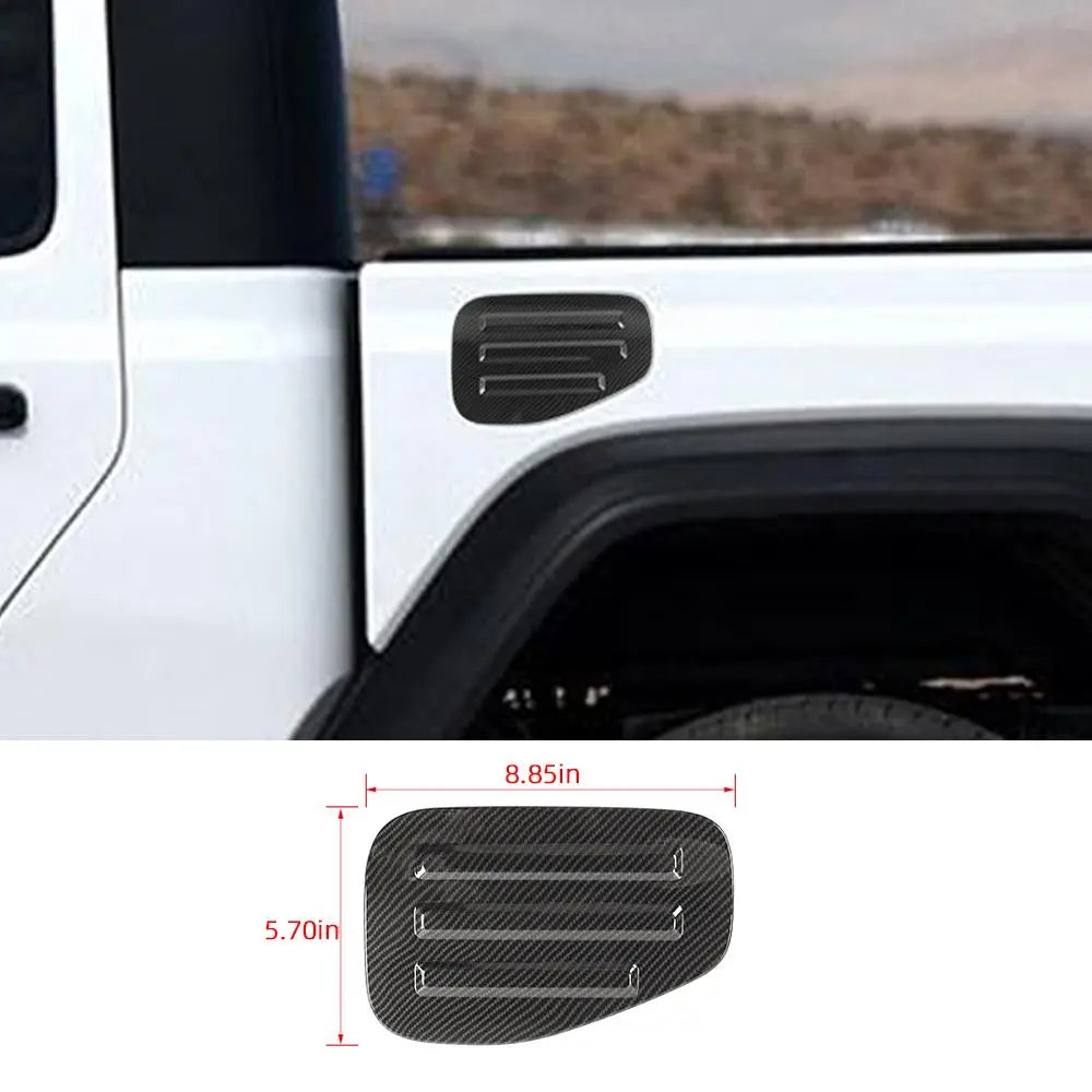 For 2018+ Jeep Gladiator JT Filler Fuel Tank Gas Cap Cover Trim