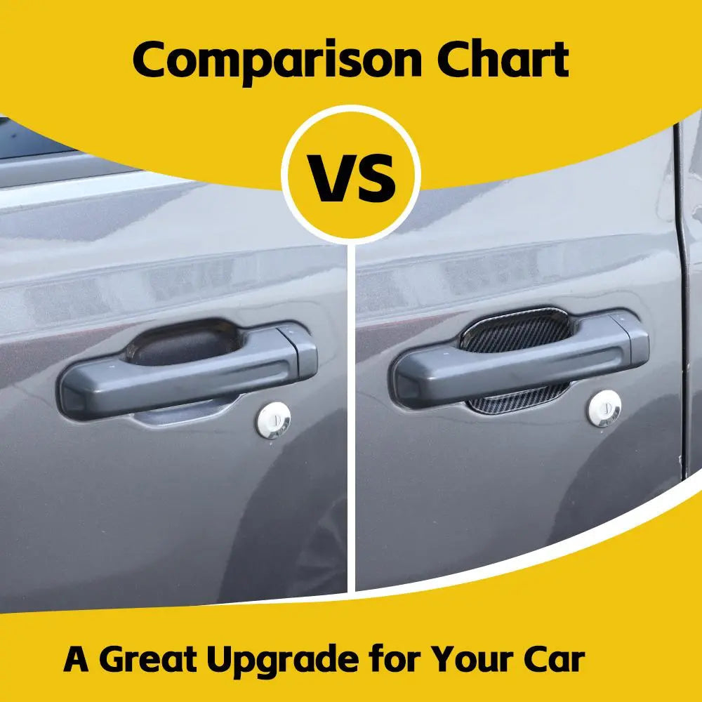 For 2018+ Jeep Gladiator JT Outer Side Door Handle Bowl Cover Trim