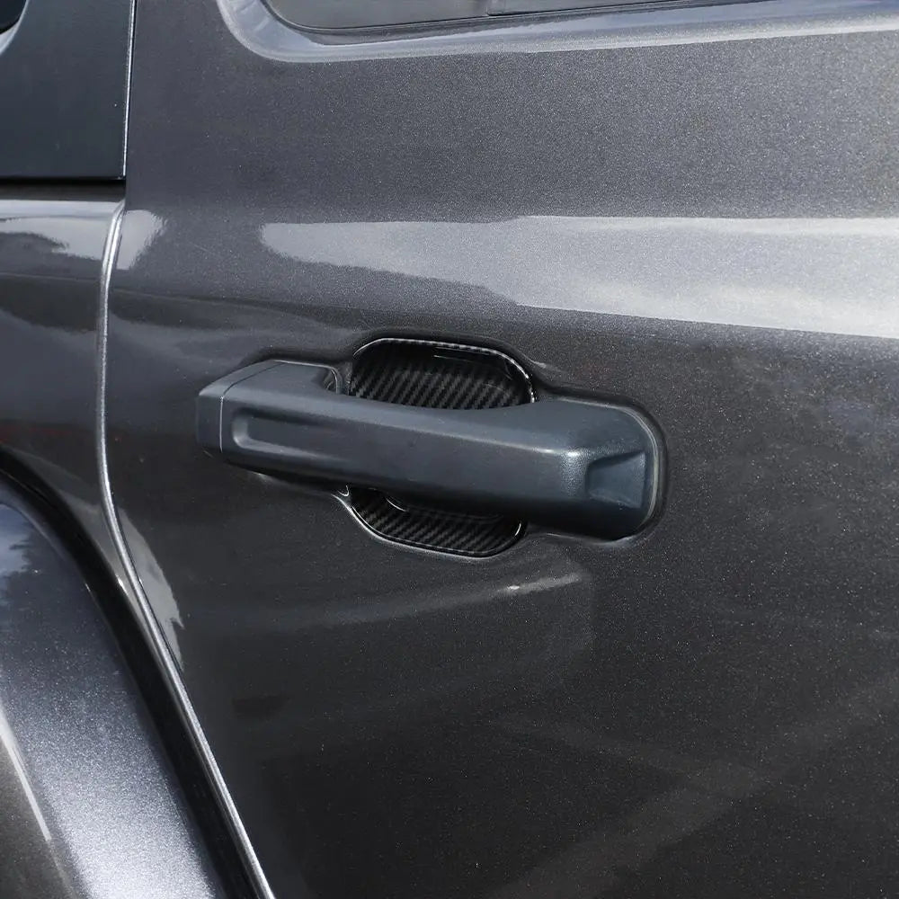 For 2018+ Jeep Gladiator JT Outer Side Door Handle Bowl Cover Trim