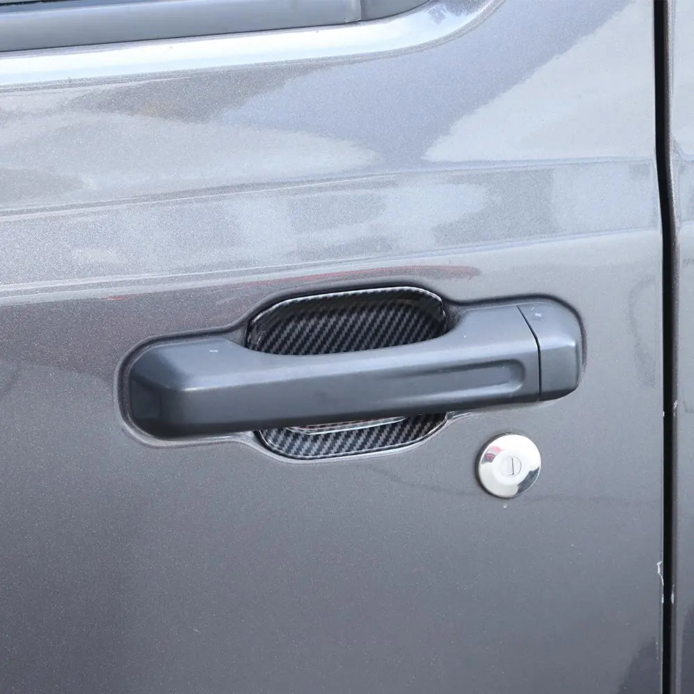 For 2018+ Jeep Gladiator JT Outer Side Door Handle Bowl Cover Trim