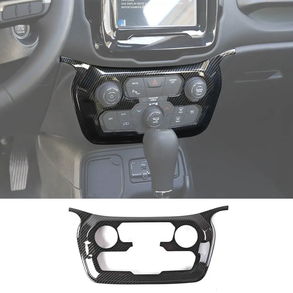 For 2018+ Jeep Renegade Air Conditioning Control Switch Panel Cover Trim