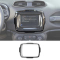 For 2018+ Jeep Renegade Center Console LED Screen Frame Decor Trim