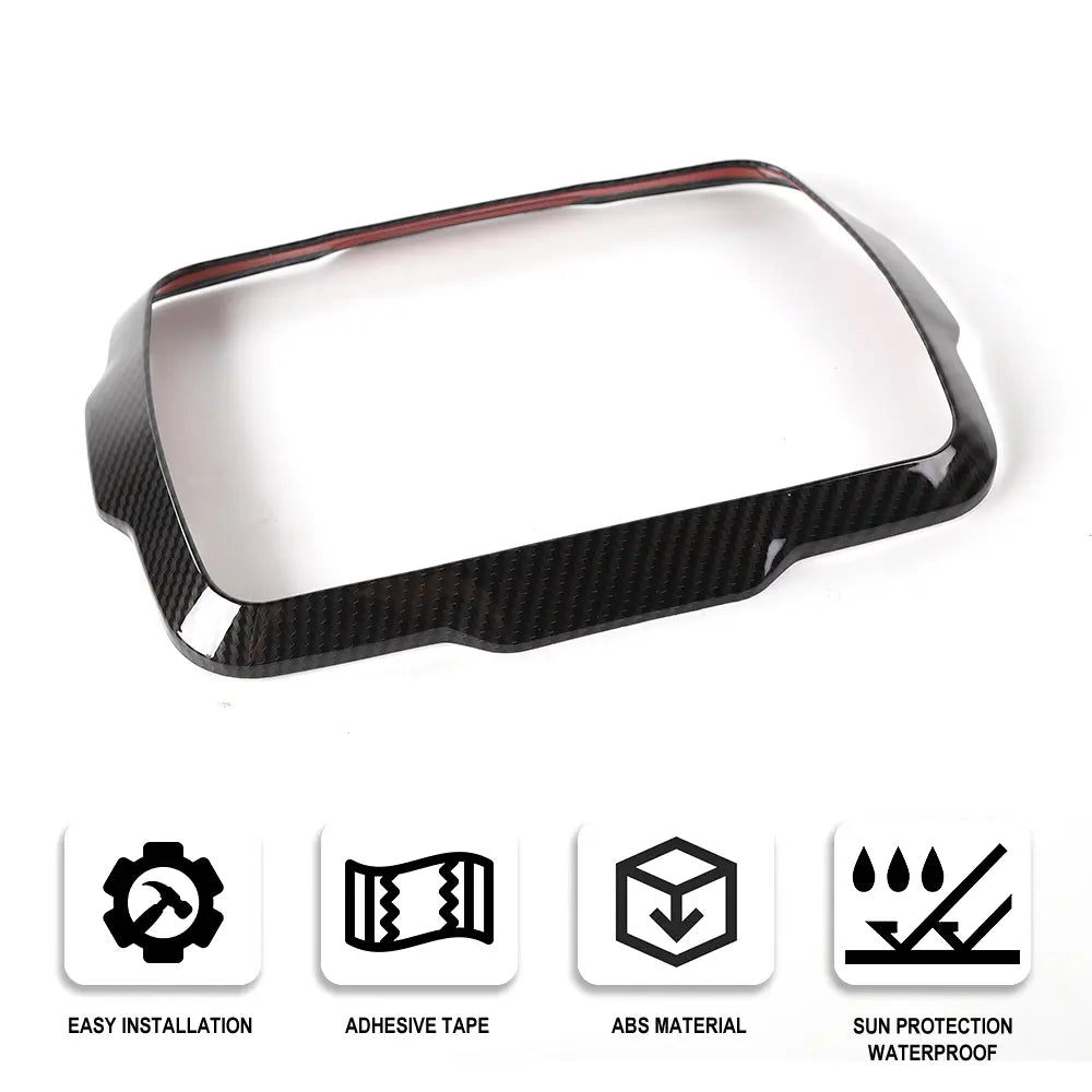 For 2018+ Jeep Renegade Center Console LED Screen Frame Decor Trim