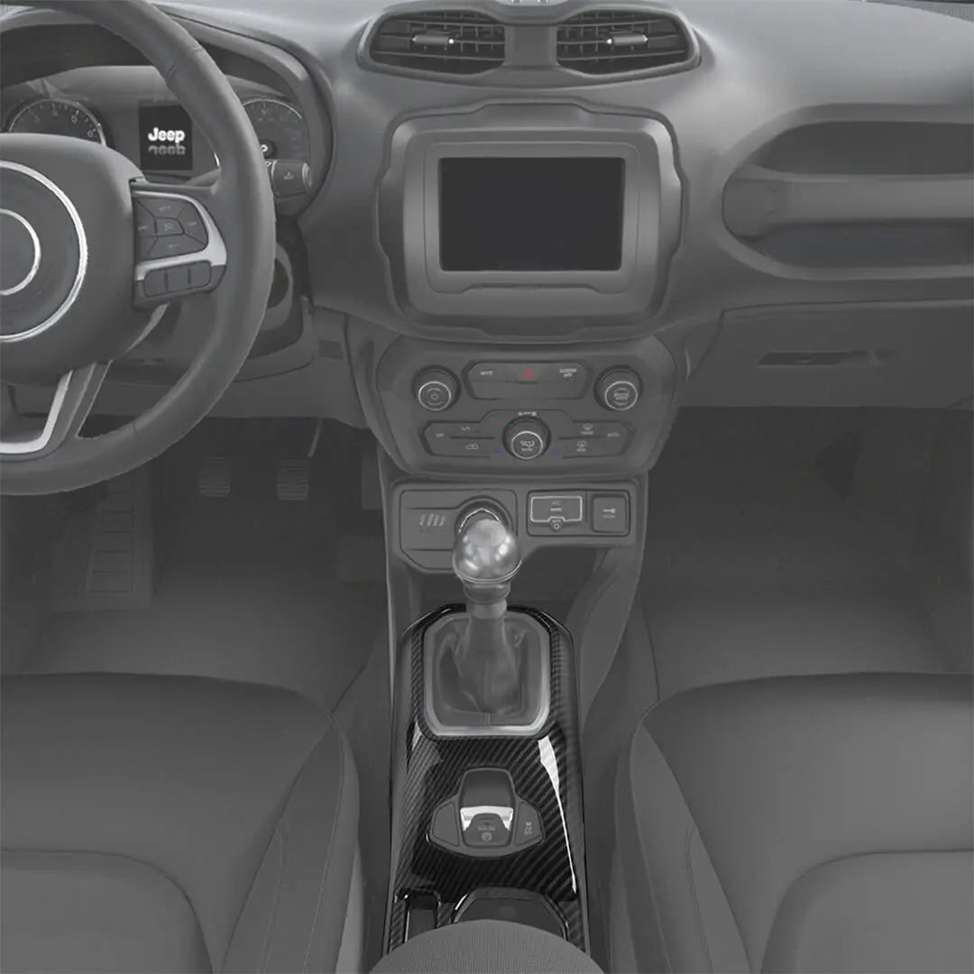For 2018+ Jeep Renegade Gear Shift Frame Decor Pannel Cover Trim