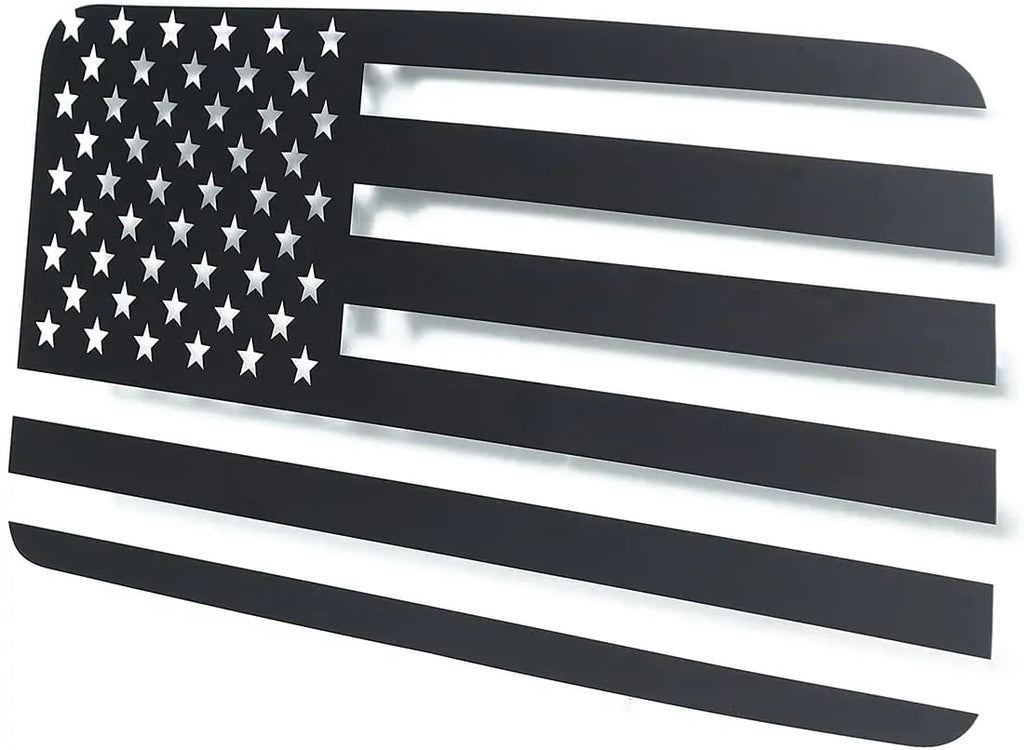 For 2018+ Jeep Wrangler JL 2 Door  American Flag Window Decals Vinyl Rear Window Stickers