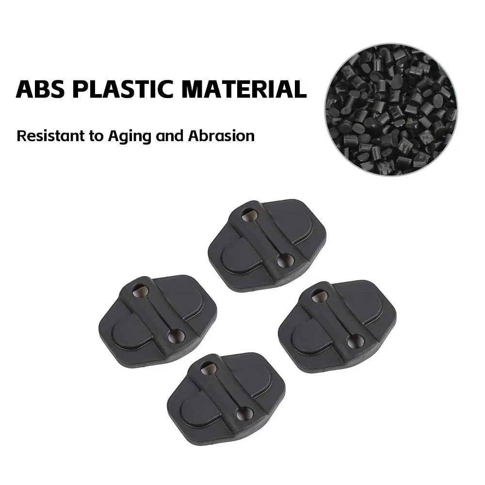 For 2018+ Jeep Wrangler JL 2-Door Car Door Lock Latch Protect Cover Trim