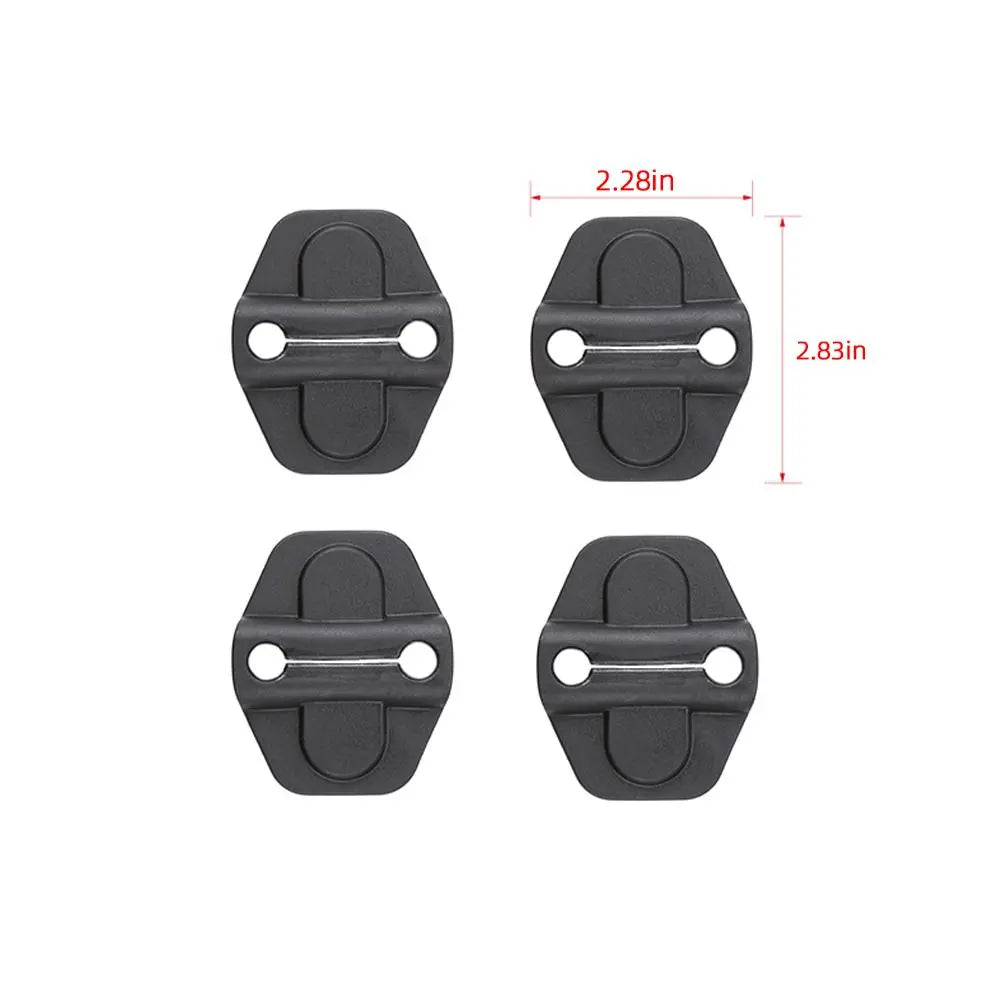 For 2018+ Jeep Wrangler JL 2-Door Car Door Lock Latch Protect Cover Trim