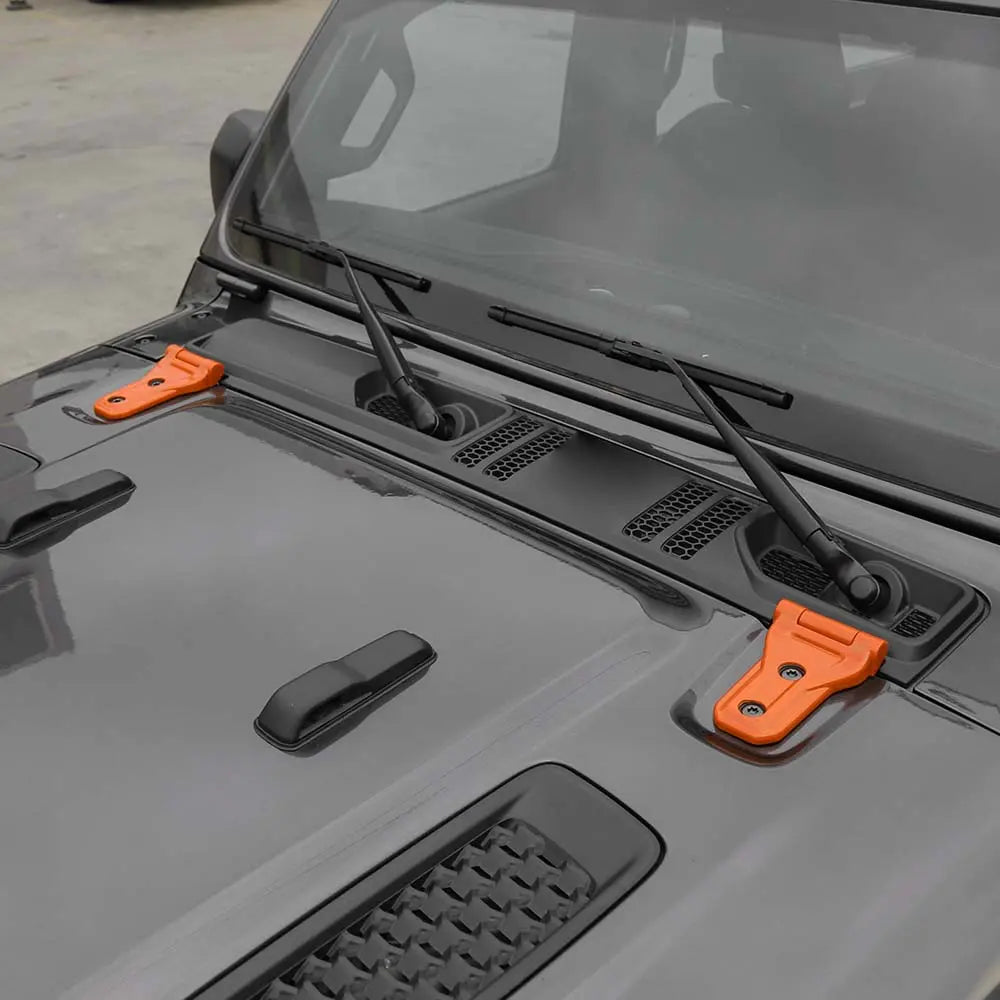 For 2018-2025 Jeep Wrangler JL 2-Dr 11 x Door Handle/Door & Engine Hood & Spare Tire Bracket Hinge Trim Cover Kit