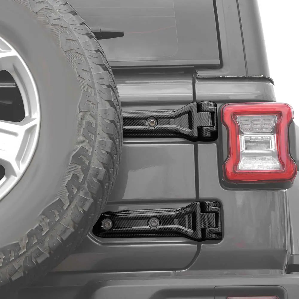 For 2018-2025 Jeep Wrangler JL 2-Dr 11 x Door Handle/Door & Engine Hood & Spare Tire Bracket Hinge Trim Cover Kit