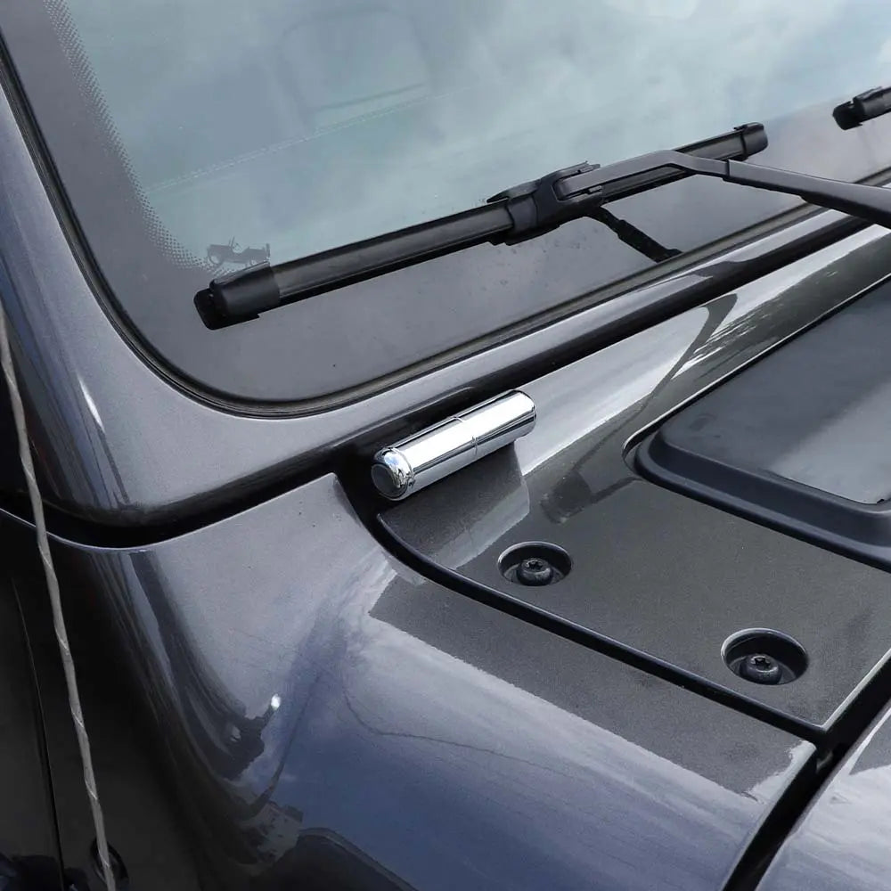 For 2018+ Jeep Wrangler JL Gladiator JT 2 x Front Windshield Hinge Decor Exterior Trim