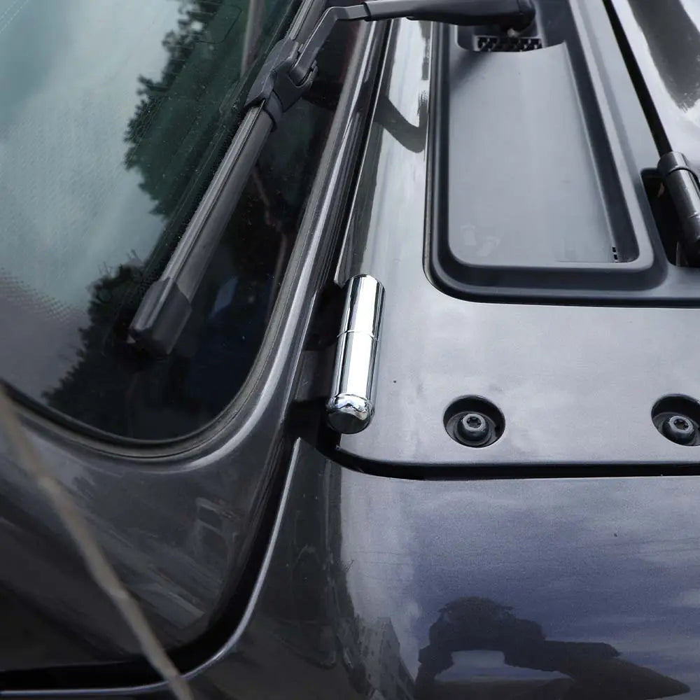 For 2018+ Jeep Wrangler JL Gladiator JT 2 x Front Windshield Hinge Decor Exterior Trim