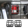 For 2018+ Jeep Wrangler JL 2PCS Rear Tail Light Lamp Guard Trim Protector