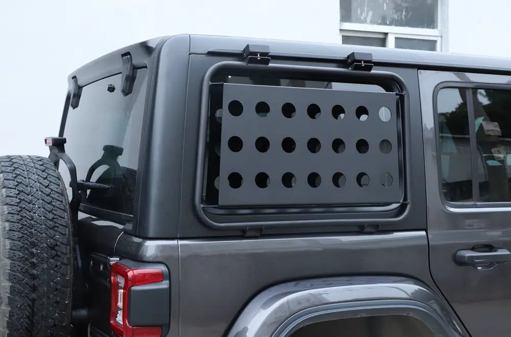 For 2018+ Jeep Wrangler JL 2pcs Rear Window Glass Armor Cover