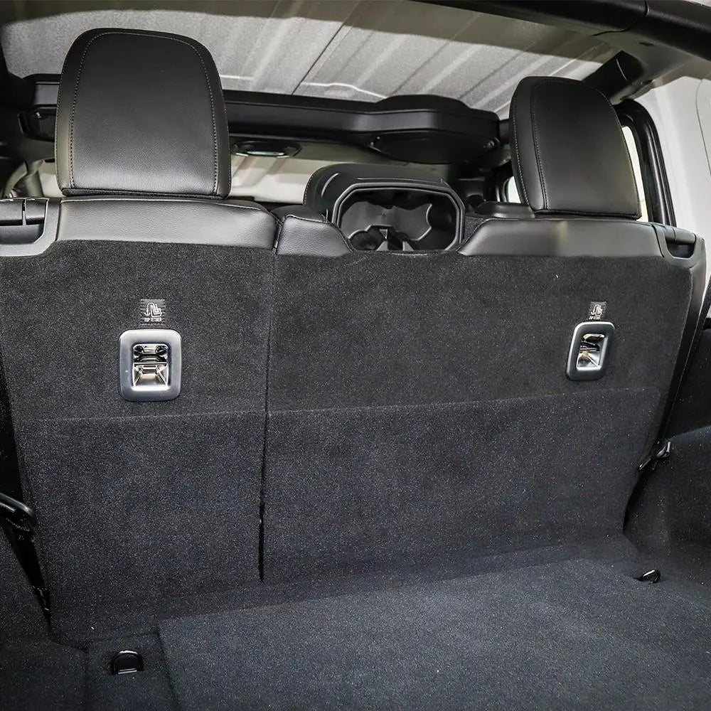 For 2018+ Jeep Wrangler JL 2x Tail Trunk Rear Box Hook Holder Cover Trim