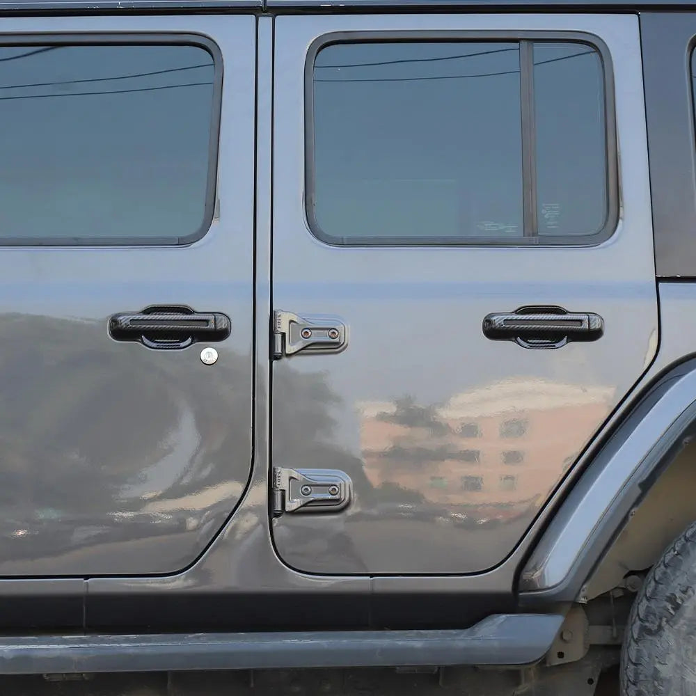 For 2018+ Jeep Wrangler JL 4-Door 15 x Exterior Handle Shell Door Bowl Trim Kit
