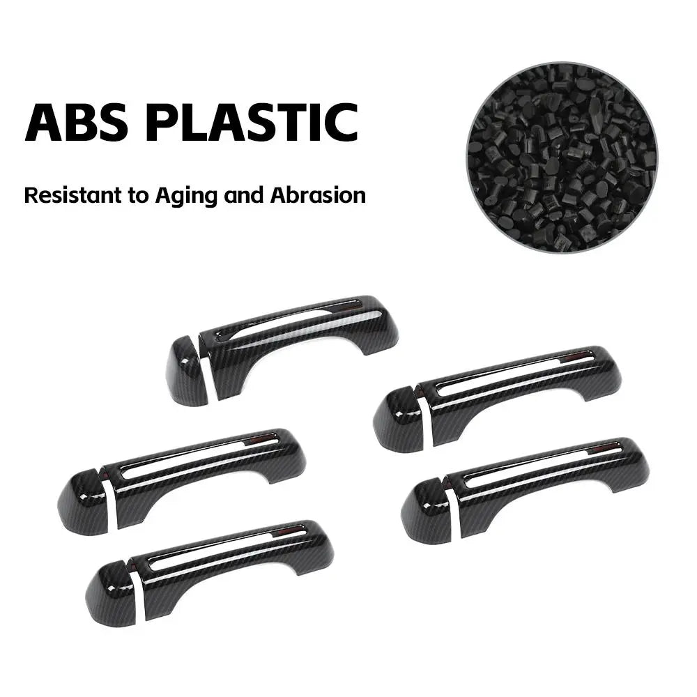 For 2018+ Jeep Wrangler JL 4-Door 15 x Exterior Handle Shell Door Bowl Trim Kit