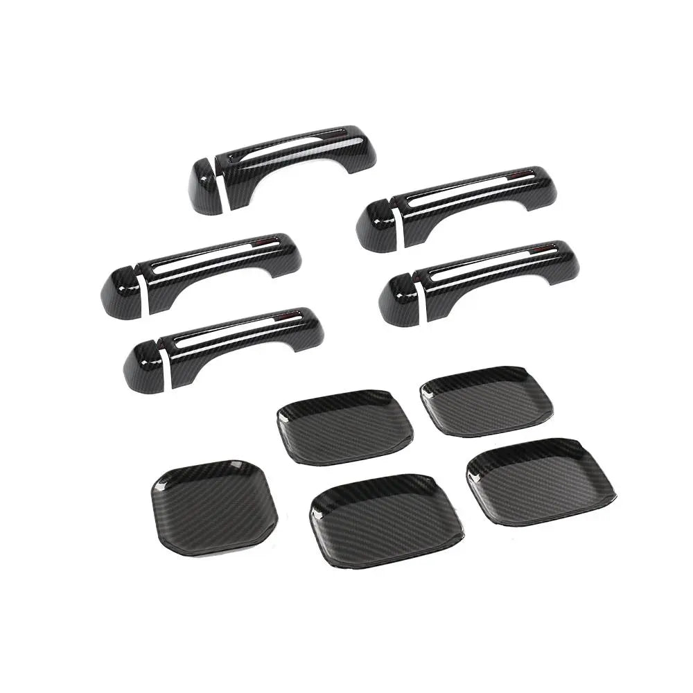 For 2018+ Jeep Wrangler JL 4-Door 15 x Exterior Handle Shell Door Bowl Trim Kit