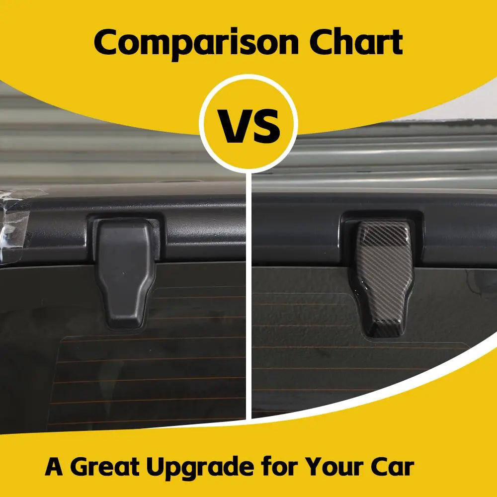 For 2018-2025 Jeep Wrangler JL 4-Door 23 x Spare Tire Bracket Door/Tailgate Hinge/Rear Windshield Wiper Nozzle Trim Kit
