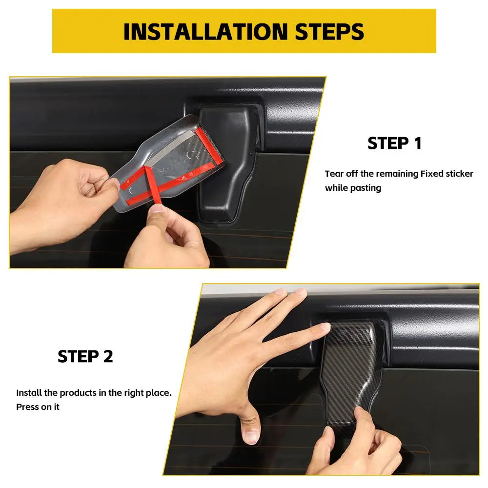 For 2018-2025 Jeep Wrangler JL 4-Door 23 x Spare Tire Bracket Door/Tailgate Hinge/Rear Windshield Wiper Nozzle Trim Kit