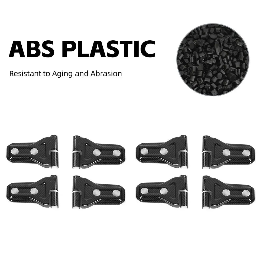 For 2018-2025 Jeep Wrangler JL 4-Door 23 x Spare Tire Bracket Door/Tailgate Hinge/Rear Windshield Wiper Nozzle Trim Kit