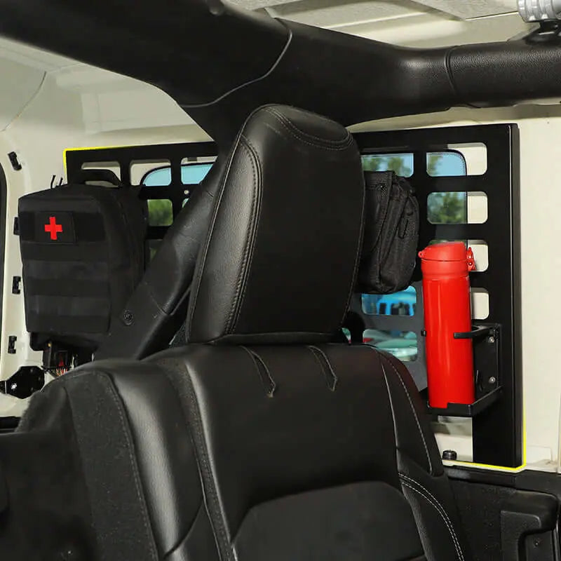 For 2018+ Jeep Wrangler JL 4-Door Rear Trunk Luggage Rack Cargo Shelf Holder Black 2PCS