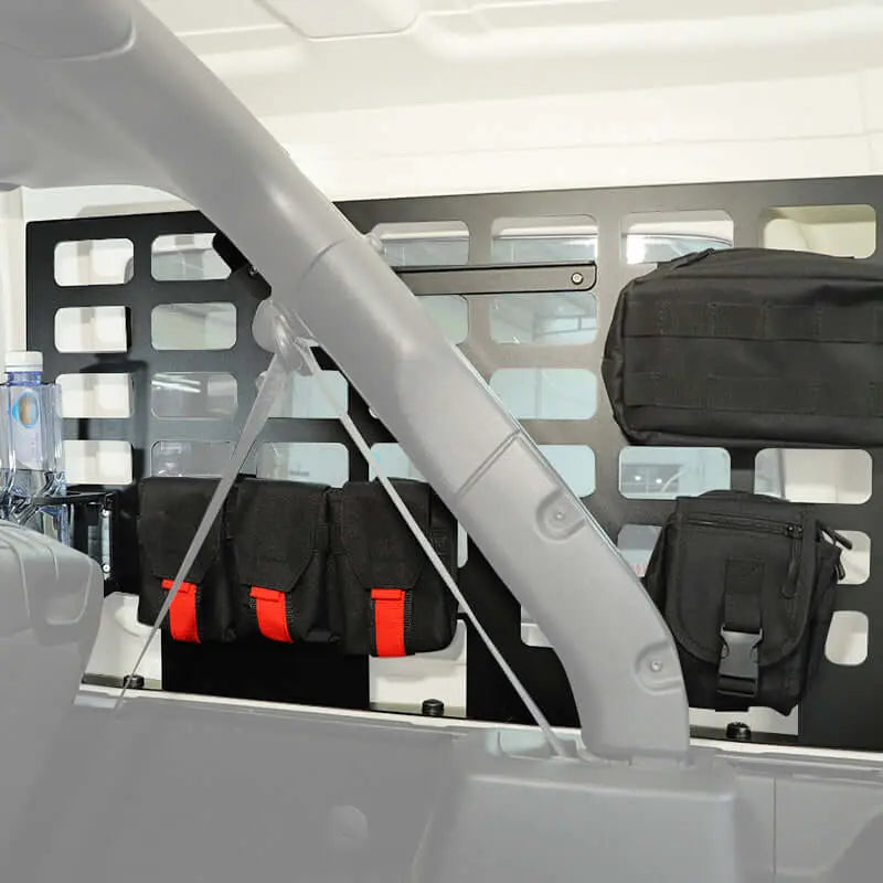 For 2018+ Jeep Wrangler JL 4-Door Rear Trunk Luggage Rack Cargo Shelf Holder Black 2PCS