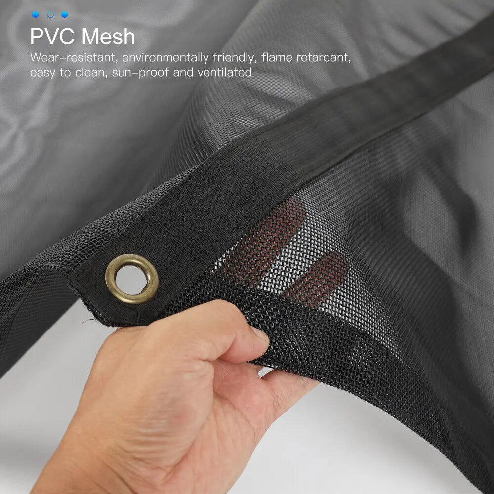 For 2018+ Jeep Wrangler JL 4-Door Trunk Sunshade Mesh Insulation Net Cover Anti-UV